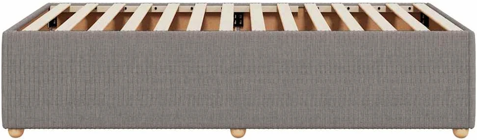 Lovos rėmas be čiužinio, taupe, 80x200 cm, audinys