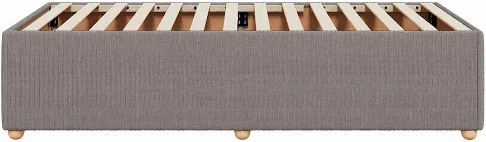 Lovos rėmas, taupe spalvos, 90x200cm, audinys