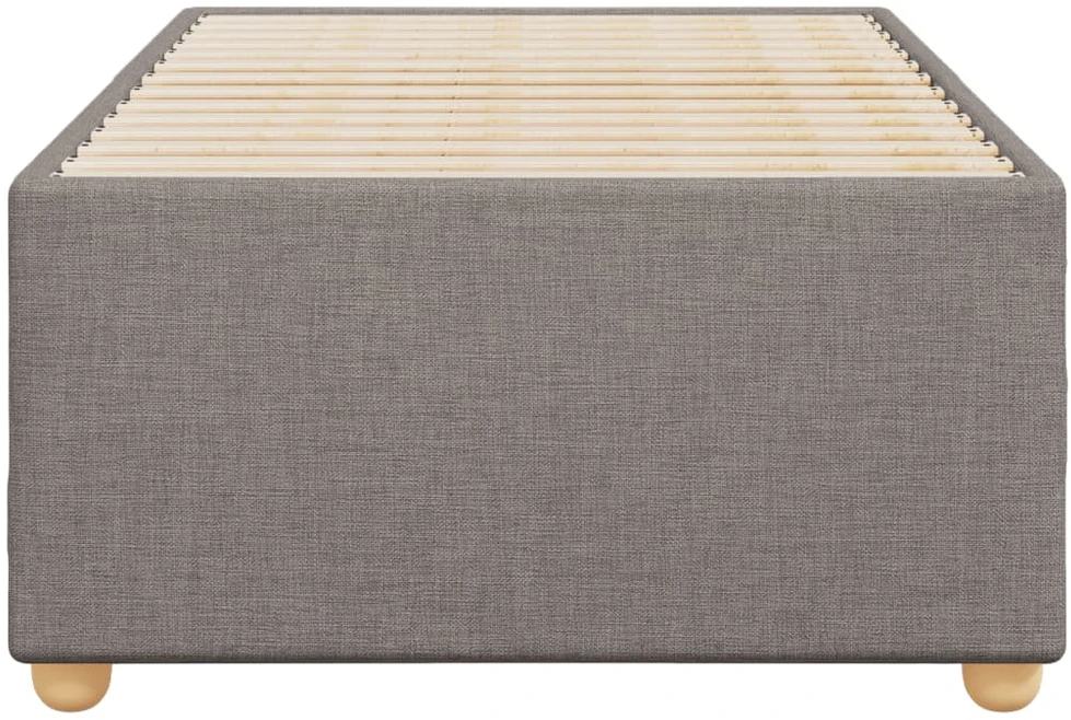 Lovos rėmas be čiužinio, taupe spalvos, 100x200cm, audinys