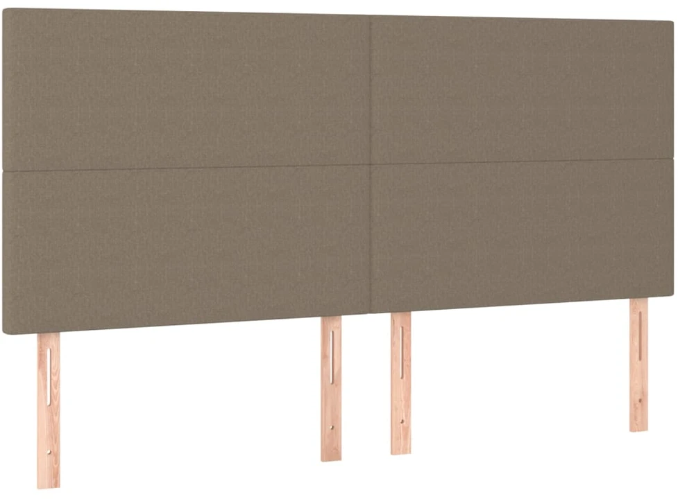 Lovos rėmas be čiužinio, taupe spalvos, 200x200cm, audinys
