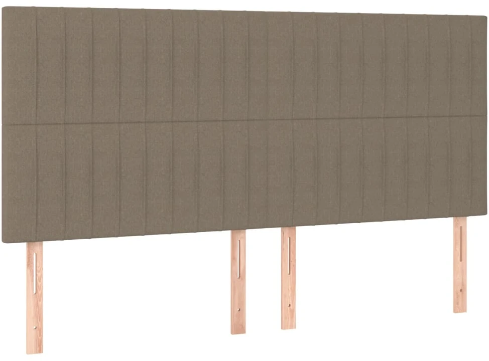 Lovos rėmas be čiužinio, taupe spalvos, 160x200cm, audinys