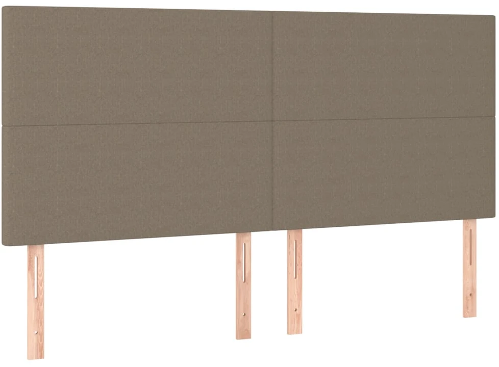 Lovos rėmas be čiužinio, taupe spalvos, 180x200cm, audinys