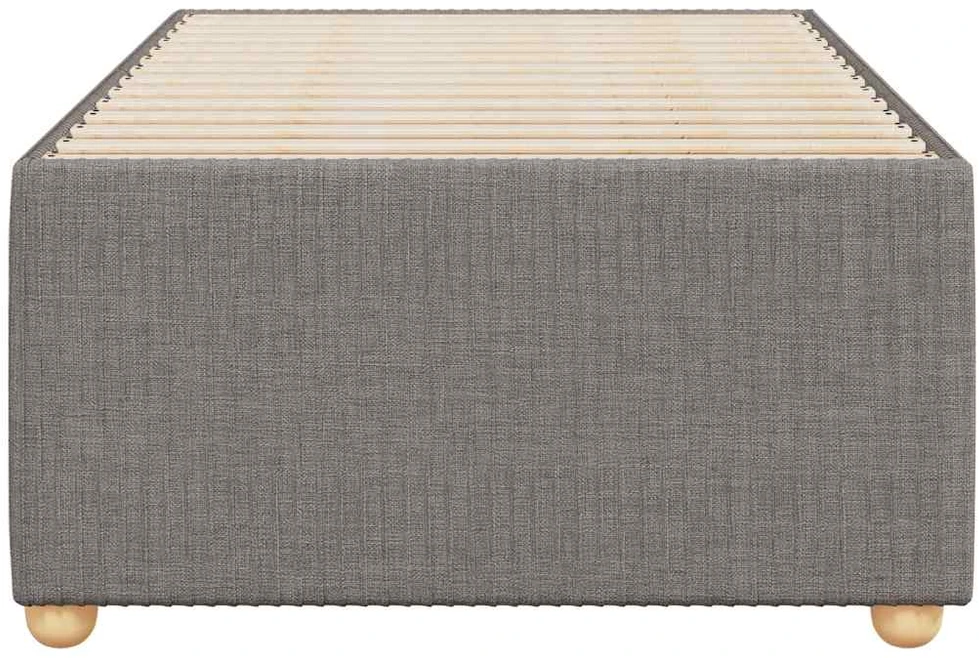 Lovos rėmas be čiužinio, taupe spalvos, 100x200cm, audinys