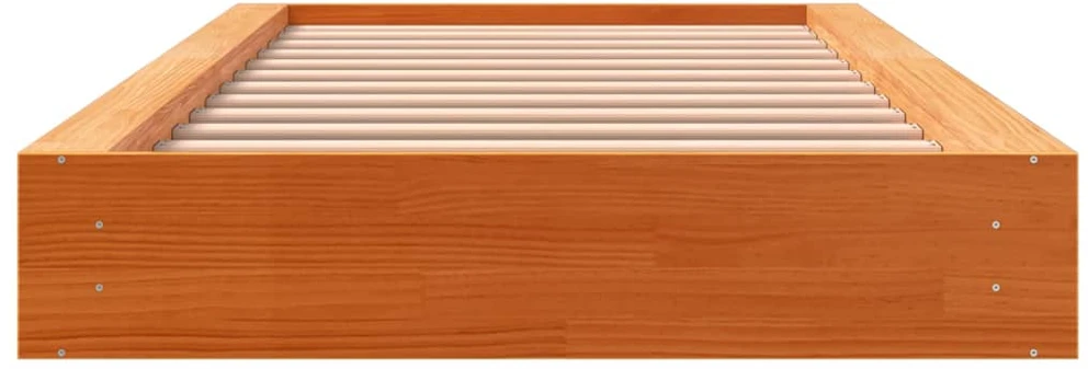 Lovos rėmas be čiužinio, vaško ruda, 100x200cm, pušis