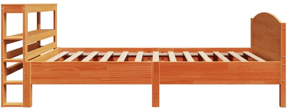 Lovos rėmas be čiužinio, vaško ruda, 100x200cm, pušis