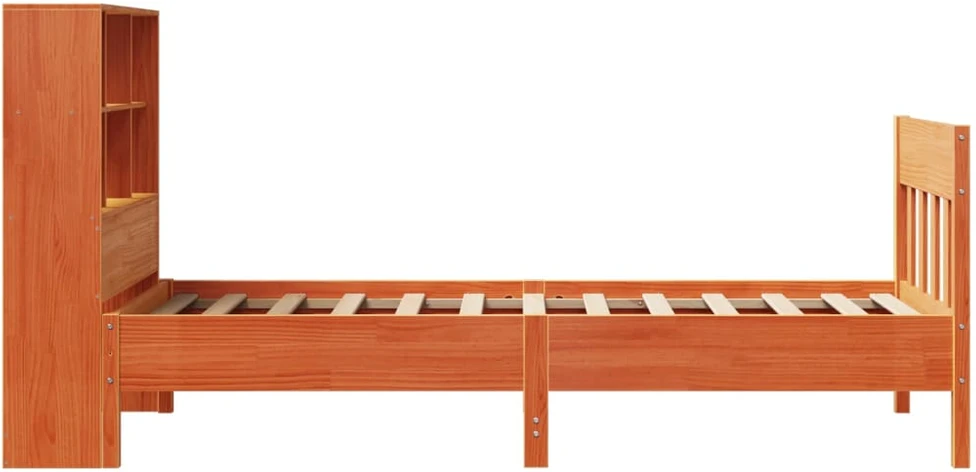 Lovos rėmas be čiužinio, vaško ruda, 100x200cm, pušis