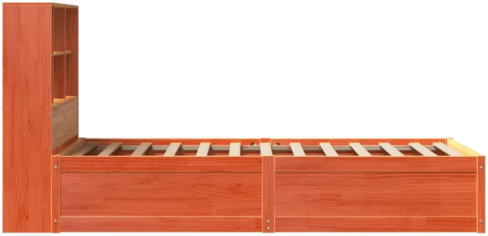 Lovos rėmas be čiužinio, vaško ruda, 100x200cm, pušis