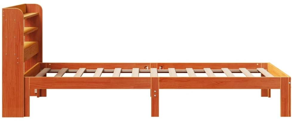 Lovos rėmas be čiužinio, vaško ruda, 100x200cm, pušis
