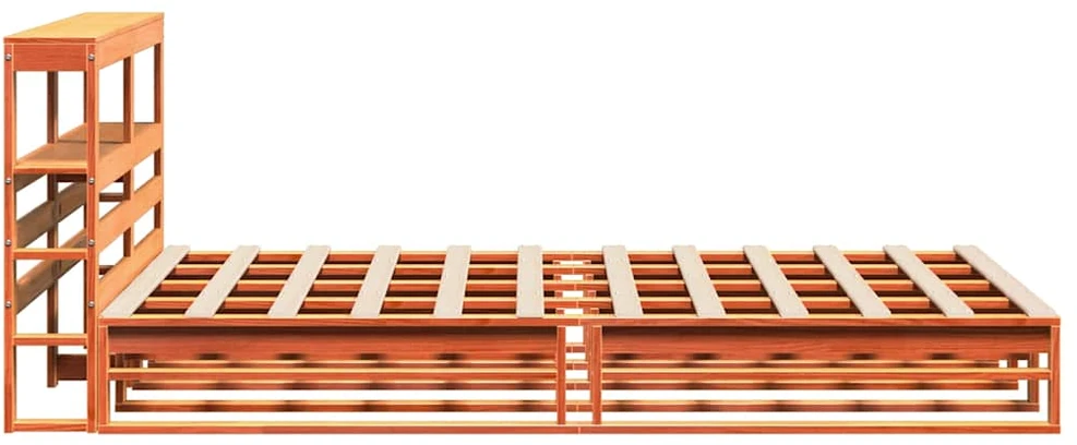 Lovos rėmas be čiužinio, vaško ruda, 120x200cm, pušis