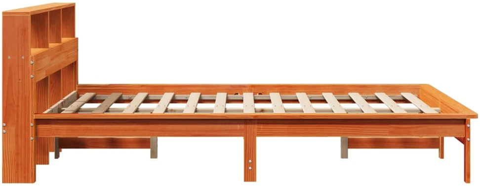 Lovos rėmas be čiužinio, vaško ruda, 140x190cm, pušis