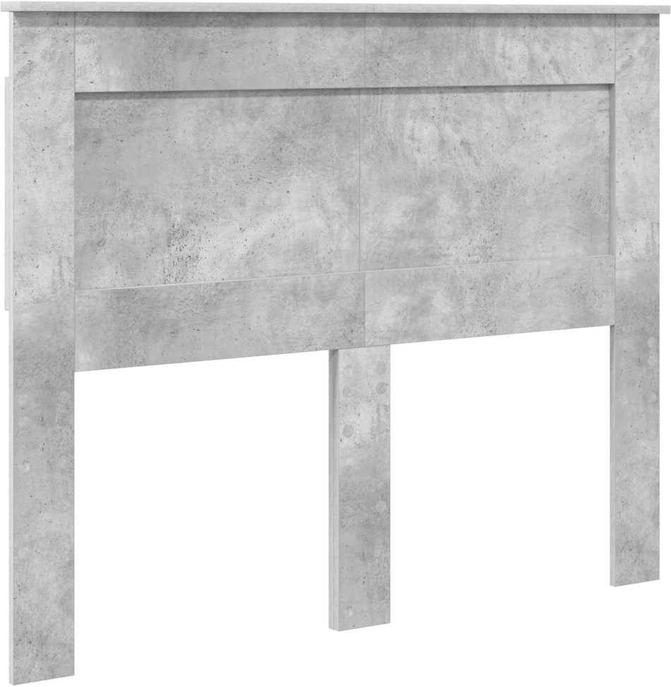 Lova Lovos rėmas Betoninė 120 x 190 cm Kietos pušies mediena