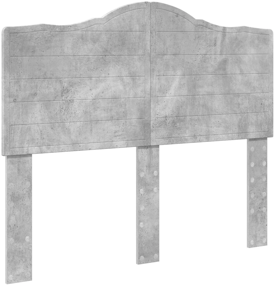 Lova Lovos rėmas Betoninė 120 x 200 cm Kietos pušies mediena