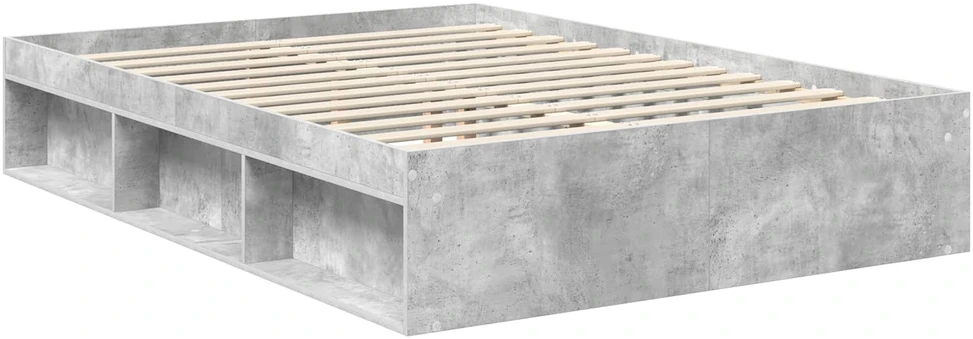 Lovos rėmas Betoninė 140 x 190 cm Apdirbta mediena