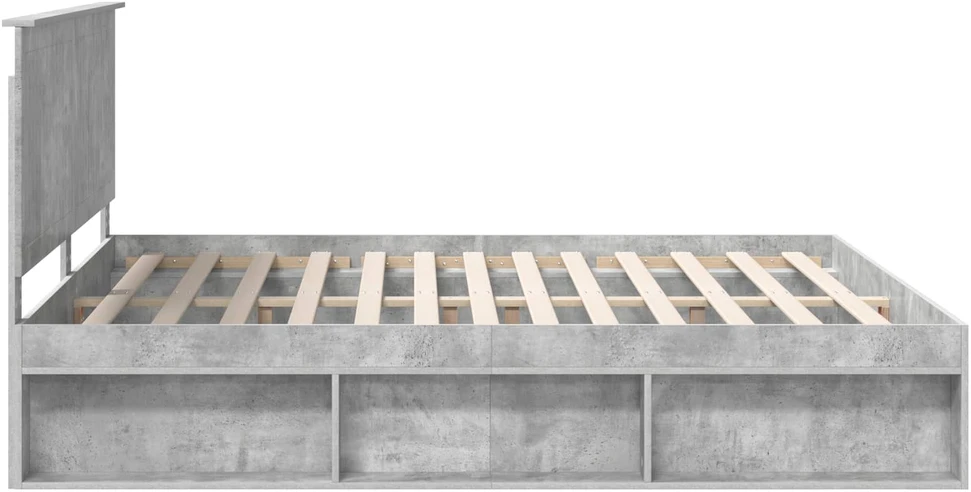 Lovos rėmas Betoninė 180 x 200 cm Kietos pušies mediena