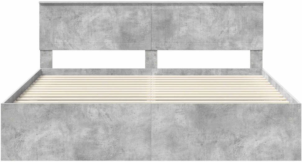 Lovos rėmas Betoninė 180 x 200 cm Kietos pušies mediena