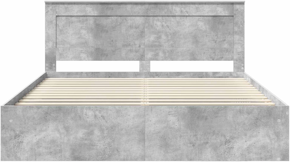 Lovos rėmas Betoninė 180 x 200 cm Kietos pušies mediena