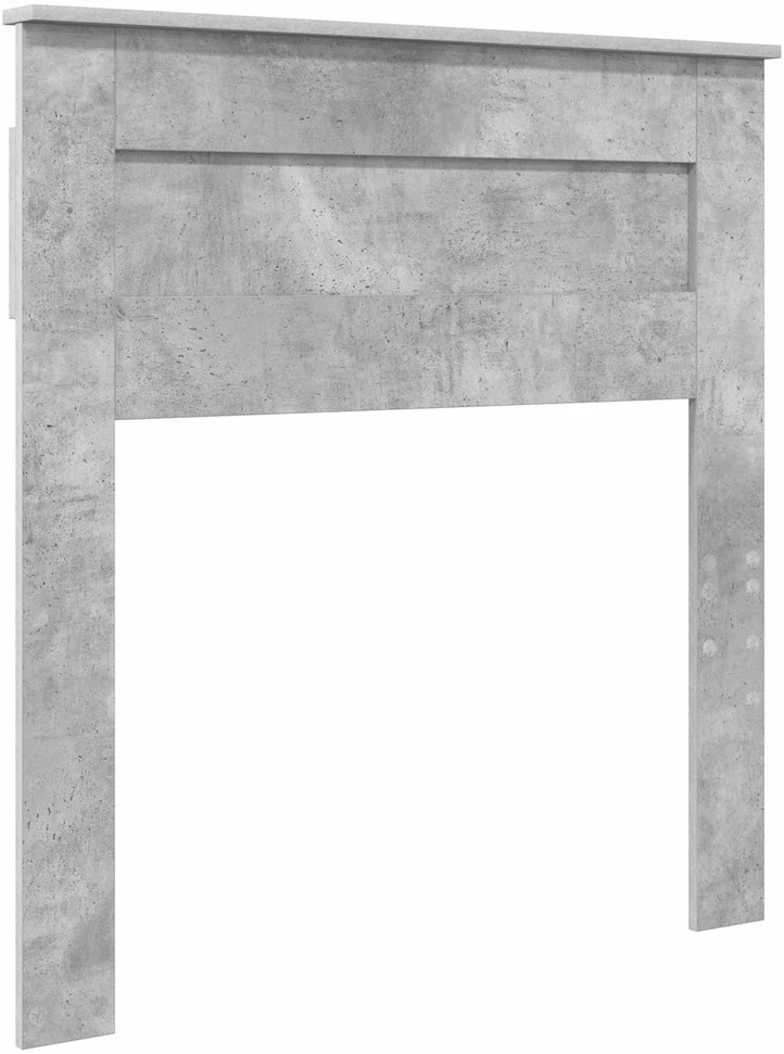 Lova Lovos rėmas Betono pilka 100 x 200 cm Apdirbta mediena