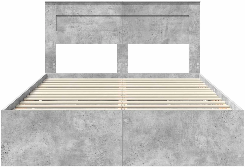 Lovos rėmas Betono pilka 150 x 200 cm Inžinerinė mediena