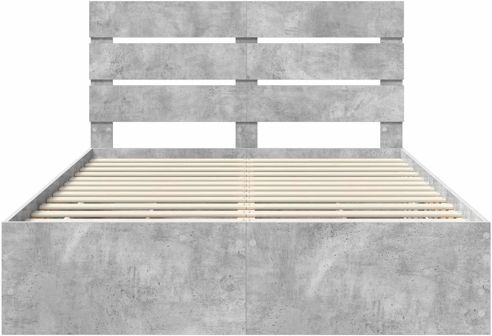 Lovos rėmas Betono pilka 150 x 200 cm Inžinerinė mediena