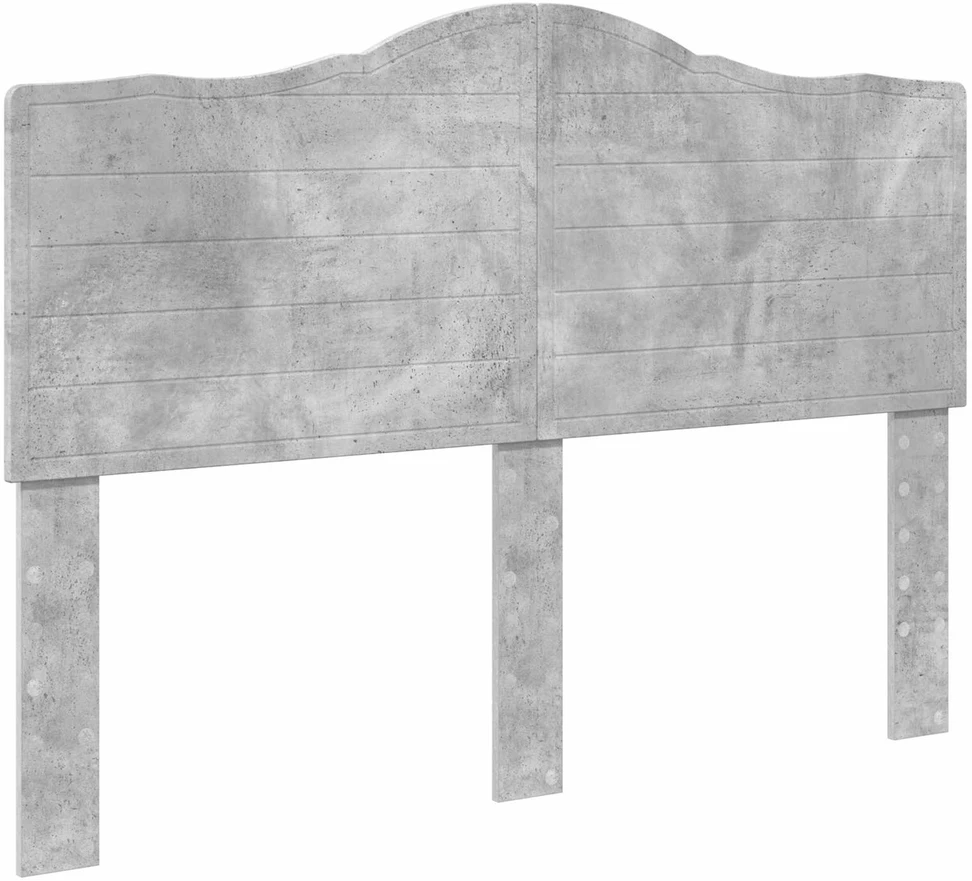 Lovos rėmas Betono pilka 150 x 200 cm Kietos pušies mediena