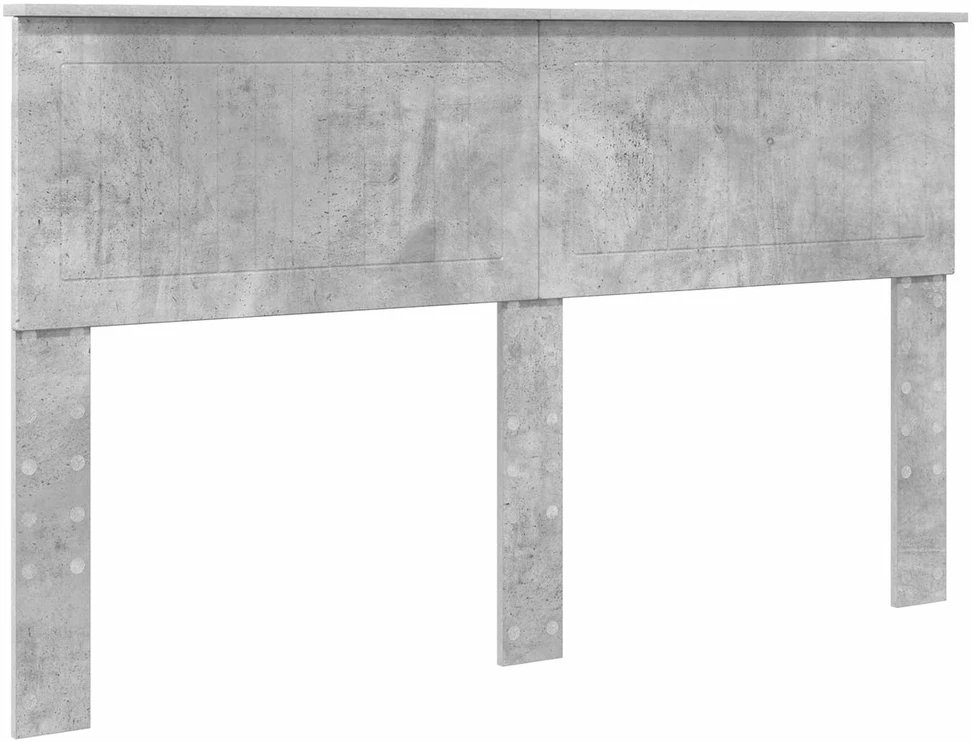 Lovos rėmas Betono pilka 150 x 200 cm Kietos pušies mediena