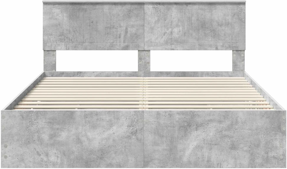 Lovos rėmas Betono pilka 160 x 200 cm Inžinerinė mediena