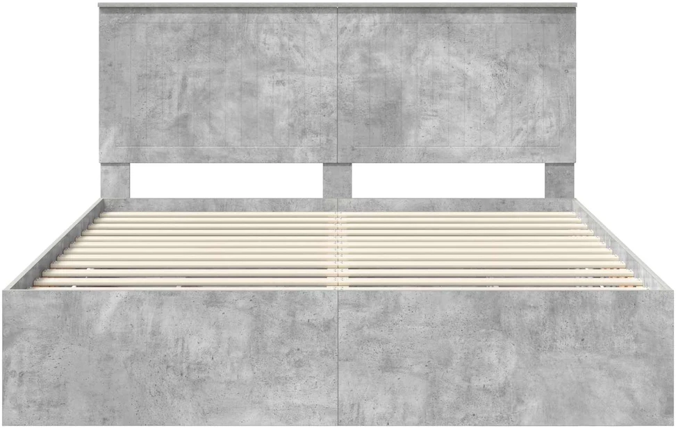 Lovos rėmas Betono pilka 160 x 200 cm Inžinerinė mediena