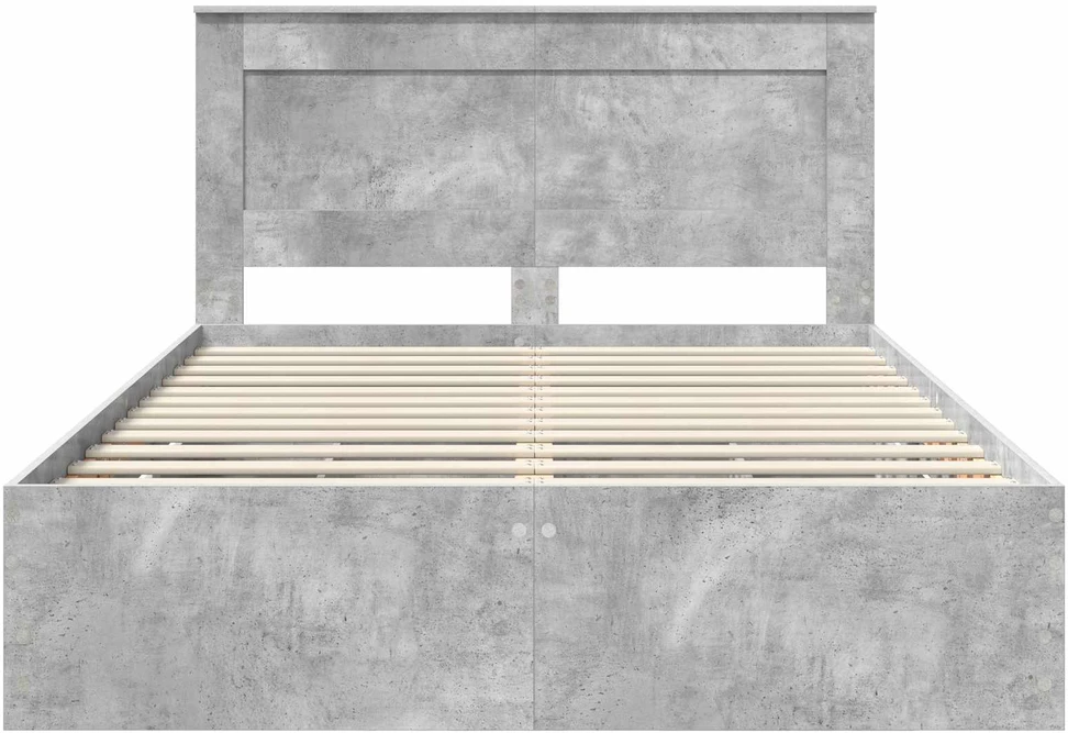 Lovos rėmas Betono pilka 160 x 200 cm Inžinerinė mediena