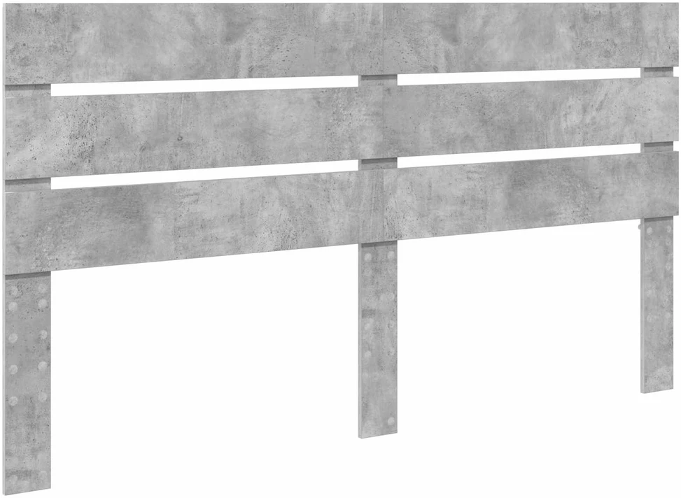 Lovos rėmas Betono pilka 180 x 200 cm Apdirbta mediena