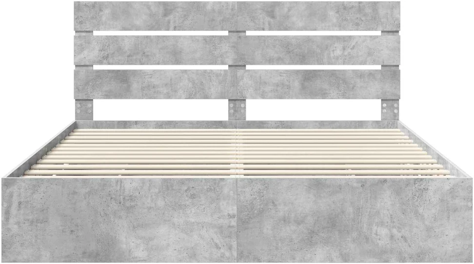 Lovos rėmas Betono pilka 180 x 200 cm Inžinerinė mediena