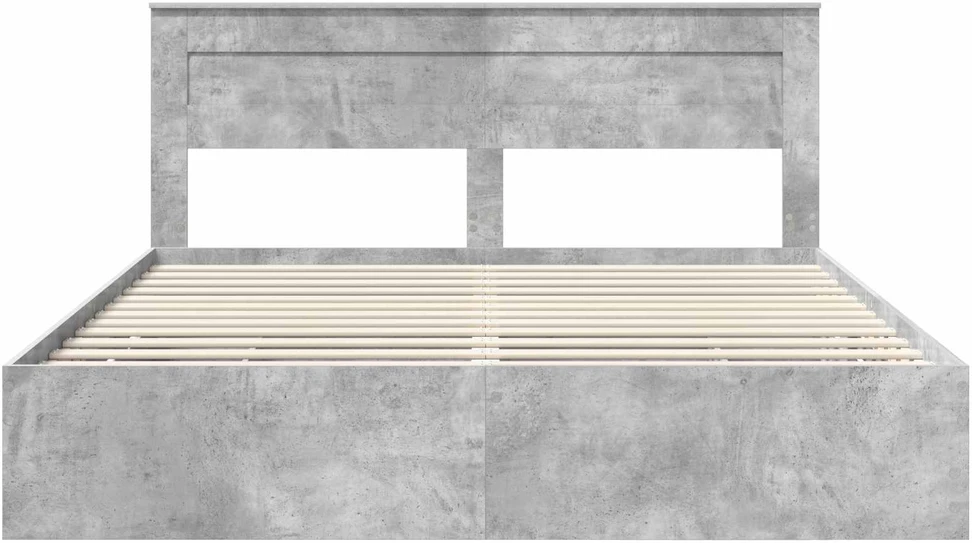 Lovos rėmas Betono pilka 180 x 200 cm Inžinerinė mediena