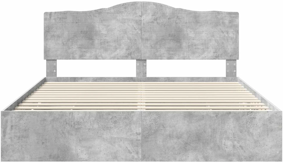 Lovos rėmas Betono pilka 180 x 200 cm Inžinerinė mediena