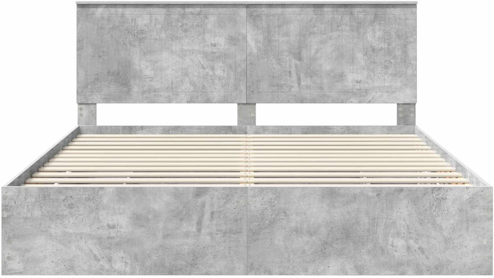 Lovos rėmas Betono pilka 180 x 200 cm Inžinerinė mediena