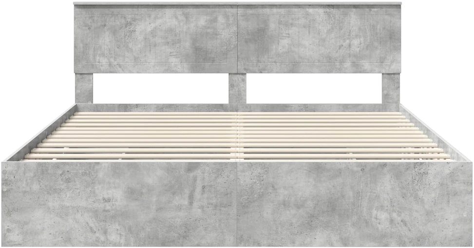 Lovos rėmas Betono pilka 180 x 200 cm Inžinerinė mediena