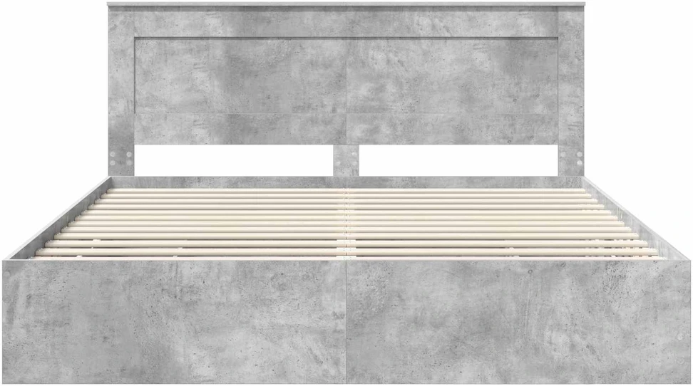 Lovos rėmas Betono pilka 180 x 200 cm Inžinerinė mediena