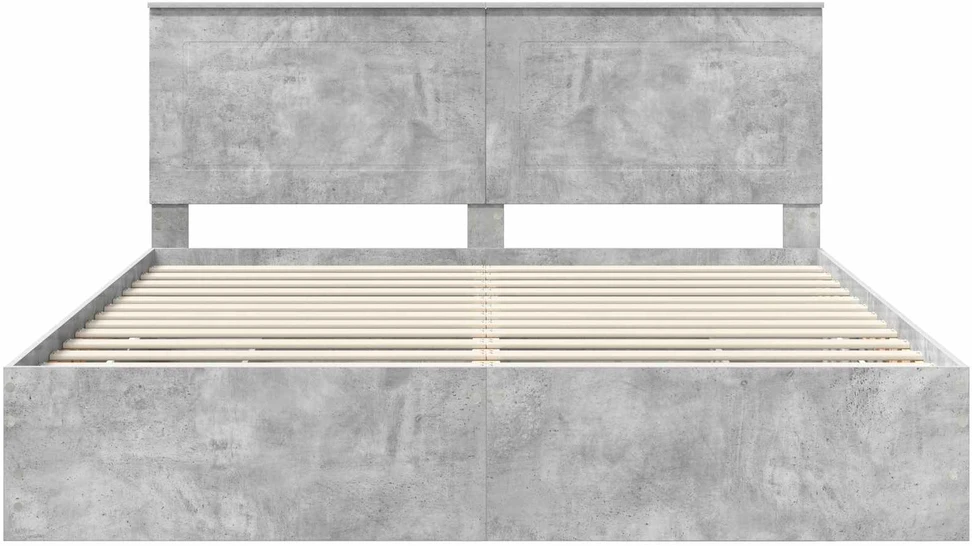 Lovos rėmas Betono pilka 180 x 200 cm Inžinerinė mediena