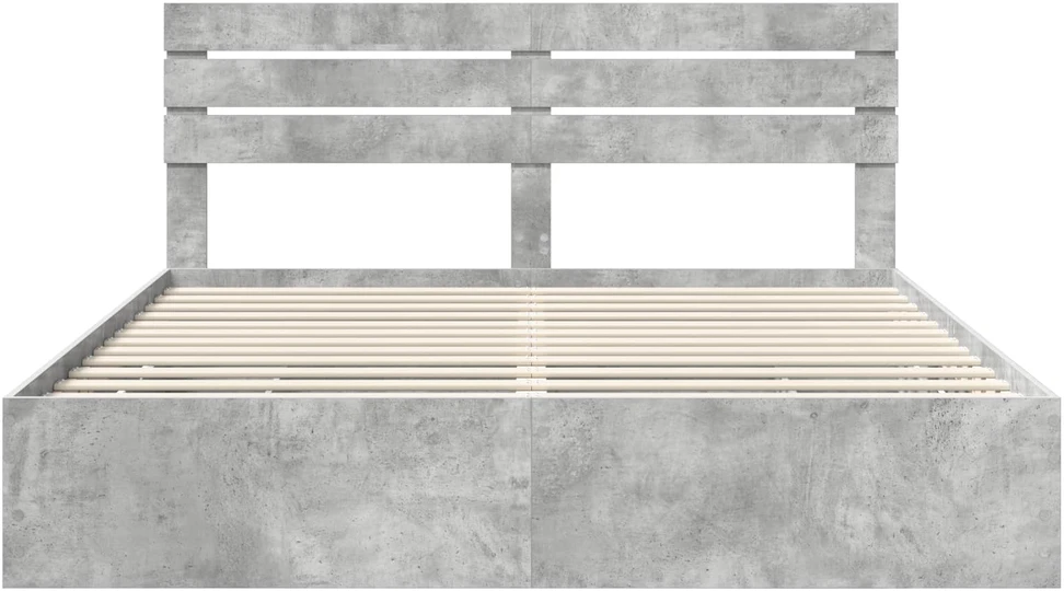 Lovos rėmas Betono pilka 180 x 200 cm Inžinerinė mediena
