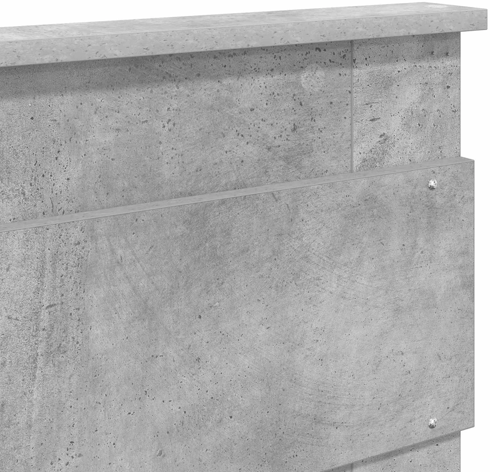 Lovos rėmas Betono pilka 200 x 200 cm Apdirbta mediena