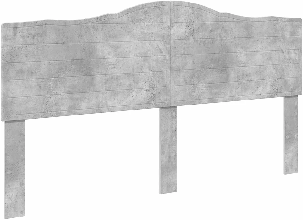 Lovos rėmas Betono pilka 200 x 200 cm Apdirbta mediena