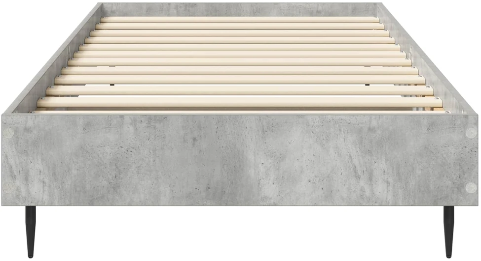 Lova Lovos rėmas Betono pilka 80 x 200 cm Apdirbta mediena