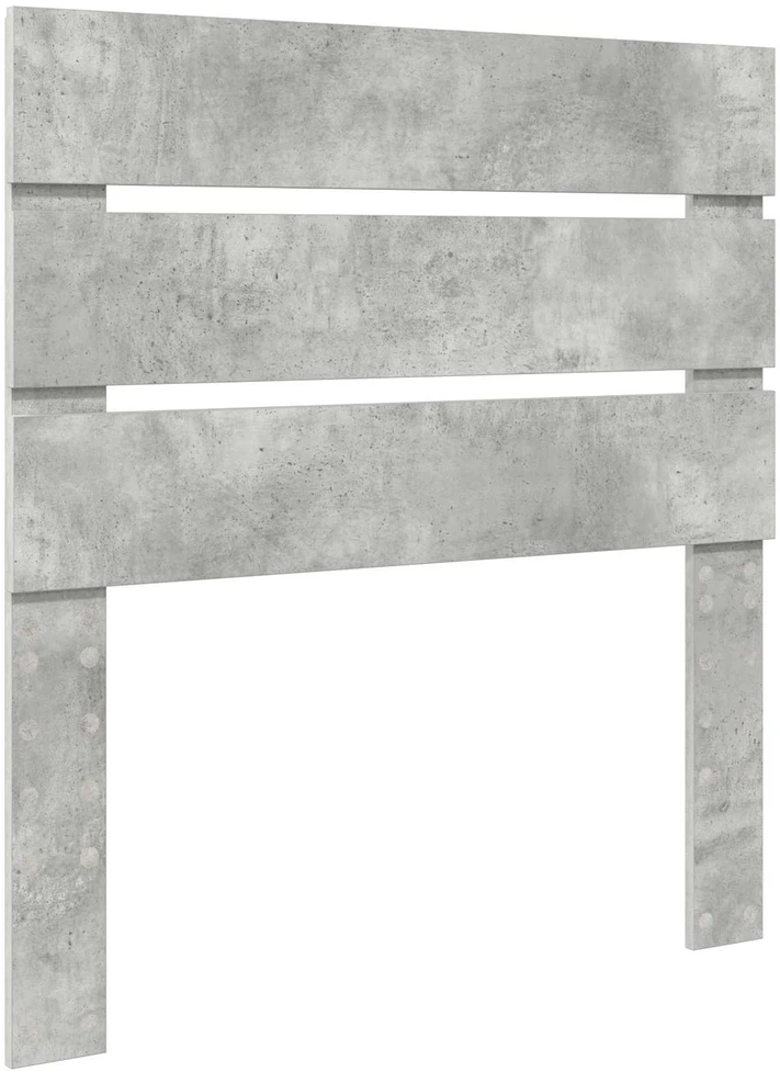 Lova Lovos rėmas Betono pilka 90 x 190 cm Apdirbta mediena