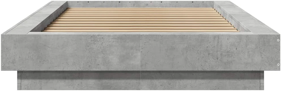 Lovos rėmas, betono pilkos spalvos, 100x200cm, apdirbta mediena