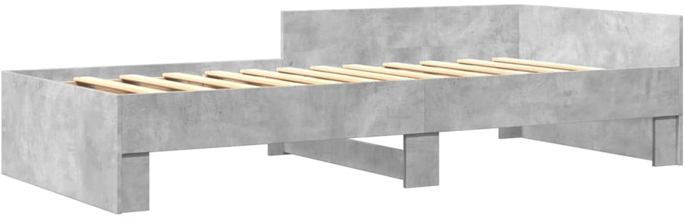 Lovos rėmas, betono pilkos spalvos, 100x200cm, apdirbta mediena