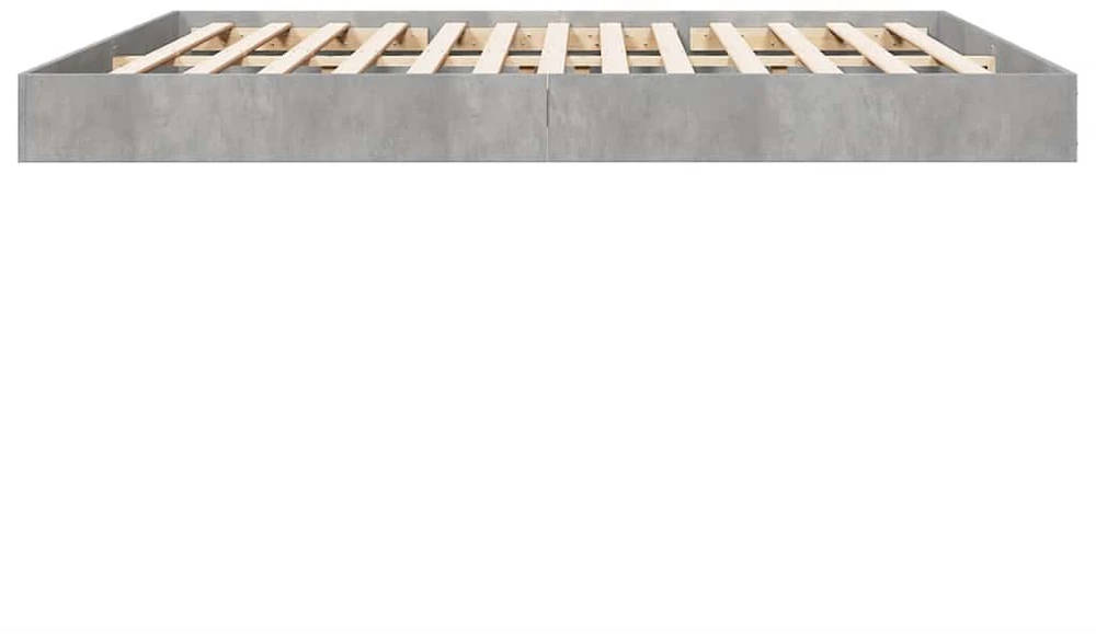 Lovos rėmas, betono pilkos spalvos, 180x200cm, apdirbta mediena