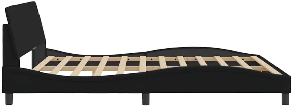 Lovos rėmas Dover, juodas, 180x200 cm, audinys