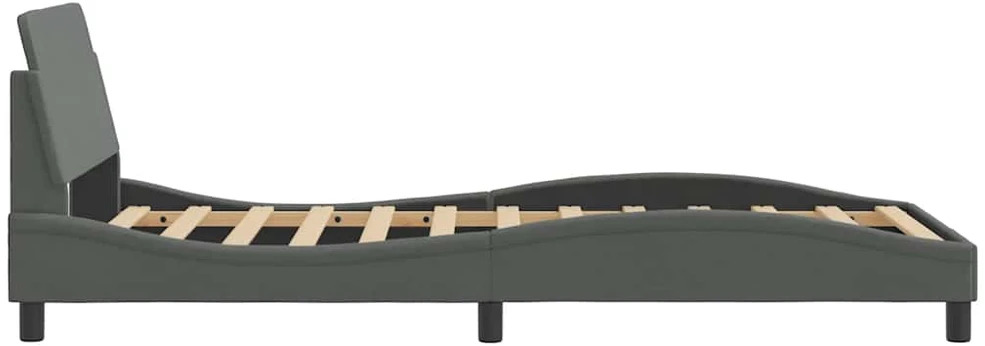 Lova Lovos rėmas, Dover, tamsiai pilkas, 100x203 cm, audinys