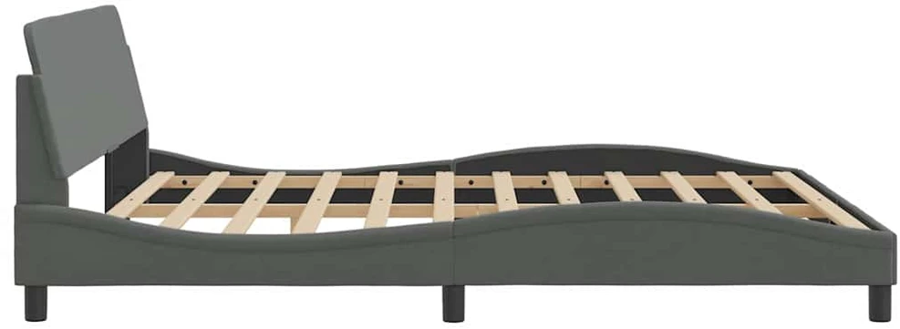 Lovos rėmas Dover, tamsiai pilkas, 180x200 cm, audinys