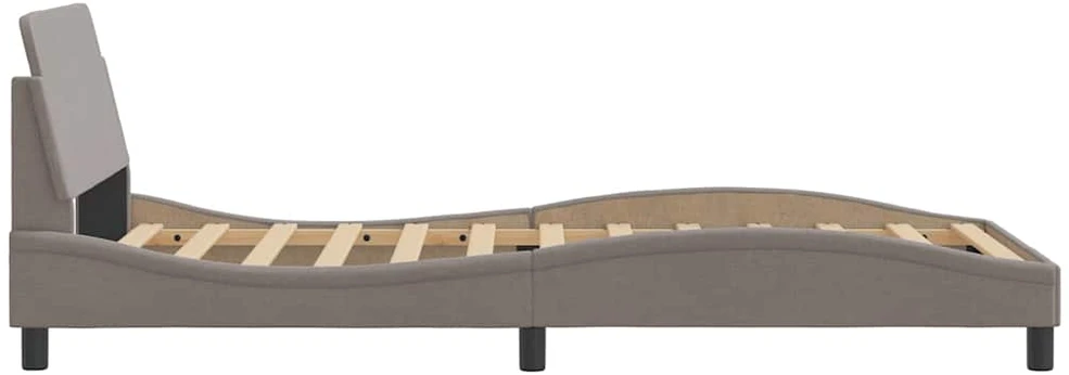 Lovos rėmas, taupe spalvos, 100x200 cm, audinys