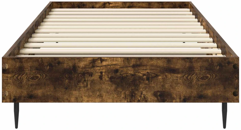 Lova Lovos rėmas Dūminio ąžuolo 80 x 200 cm Apdirbta mediena