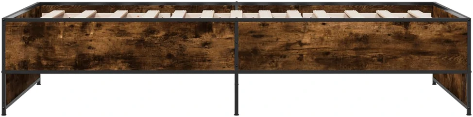 Lova Lovos rėmas Dūminio ąžuolo 80 x 200 cm Apdirbta mediena